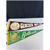 Image 3 : Lot of 4 Vintage Felt Pennants
