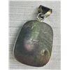Image 2 : Huge Vintage Silver Stone Pendant Gorgeous