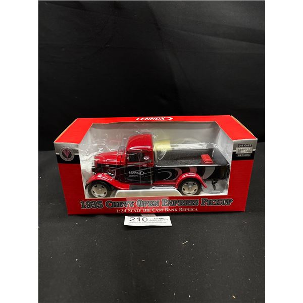 1:24 Scale Die Cast Lennox 1935 Chevy Open Express Pickup in Original Box