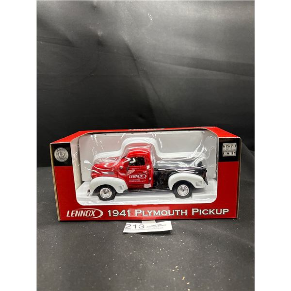 1:24 Scale Die Cast Lennox 1941 Plymouth Pickup in Original Box