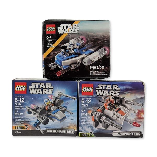 3pc LEGO Star Wars Microfighters Construction Sets