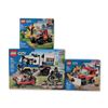 Image 1 : Three LEGO City Police and Fire Building Sets