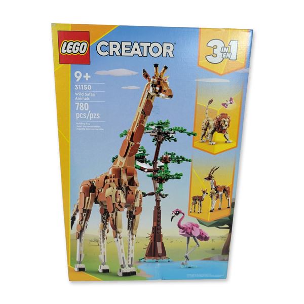 LEGO Creator 3-in-1 Wild Safari Animals Set 31150