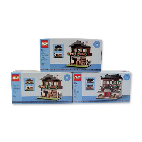3pc LEGO Limited Edition Houses of the World Sets