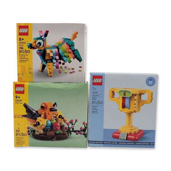 Three LEGO Factory Sealed Building Sets