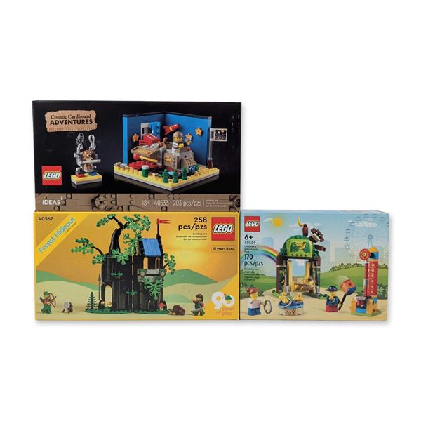 Trio of LEGO Promotional Building Sets