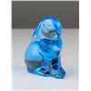 Image 2 : Moser Blue Crystal Bunny Paperweight
