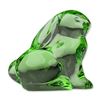 Image 1 : Moser Green Crystal Bunny Paperweight