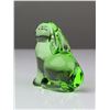 Image 2 : Moser Green Crystal Bunny Paperweight