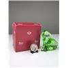 Image 5 : Moser Green Crystal Bunny Paperweight