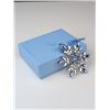 Image 3 : Swarovski Crystal Blue Gema  Holiday Snowflake Ornament