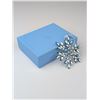 Image 3 : Swarovski NYC Limited Edition Light Blue Gema Holiday Snowflake Ornament