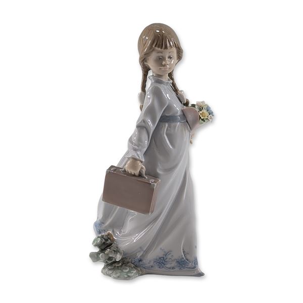 Lladro 1988 Collectors Society School Days Porcelain Figurine