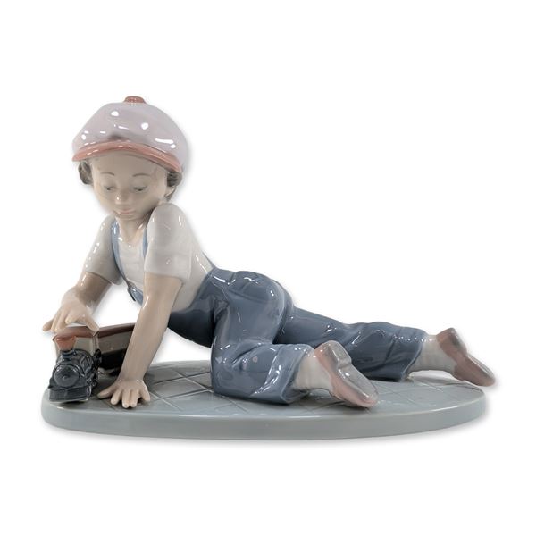 Lladro Spanish Porcelain Figurine All Aboard