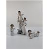 Image 2 : 3pc Lladro and Nao Porcelain Angel Figures