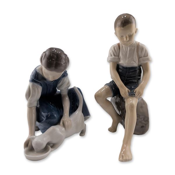 Two Bing and Grondahl Porcelain Figurines