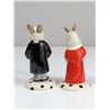 Image 2 : 2pc Royal Doulton Bunnykins Ceramic Judge and Lawyer Figurines