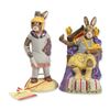 Image 1 : 2pc Royal Doulton Bunnykins Roman Empire Figurines