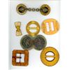 Image 2 : 3 CARDS OF ASSORTED BUCKLES