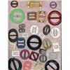 Image 6 : 3 CARDS OF ASSORTED BUCKLES