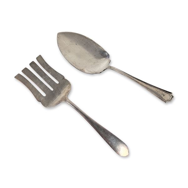 2pc Sterling Silver Serving Set, Fork and Server includes S. Kirk & Son Co.