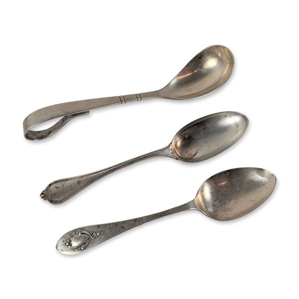 3pc Sterling Silver Spoons includes Porter Blanchard & Lunt