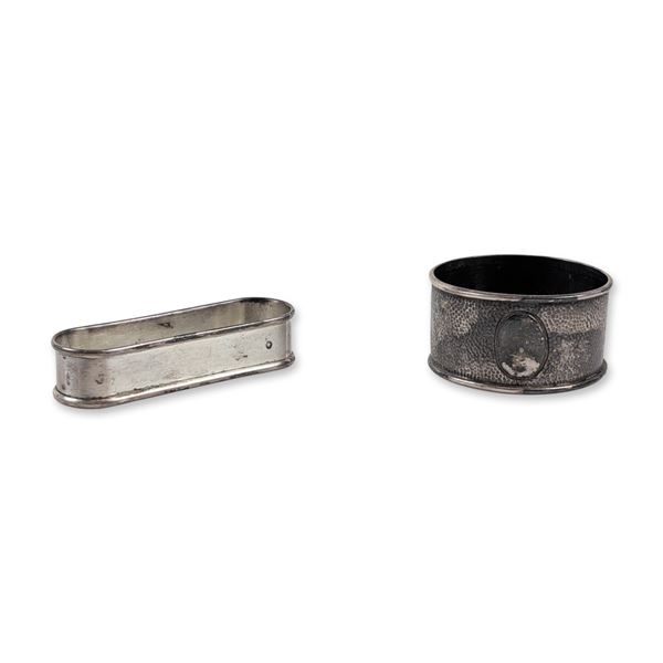 Gorham and Arts and Crafts Sterling Silver Napkin Rings