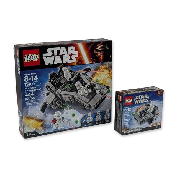 Two LEGO Star Wars First Order Snowspeeder Sets