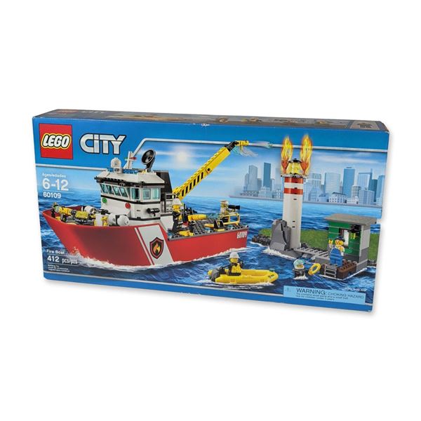 LEGO City 60109 Fire Boat Building Set