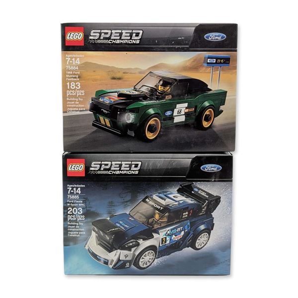 Pair of Ford Licensed LEGO Speed Champions Building Sets