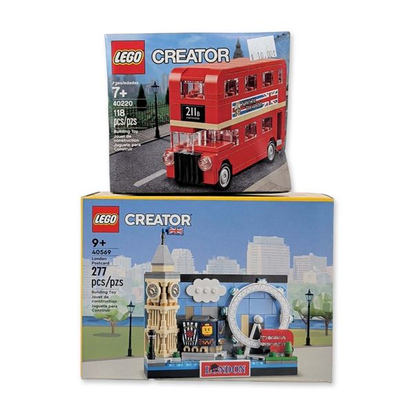 Pair of LEGO Creator London Building Sets