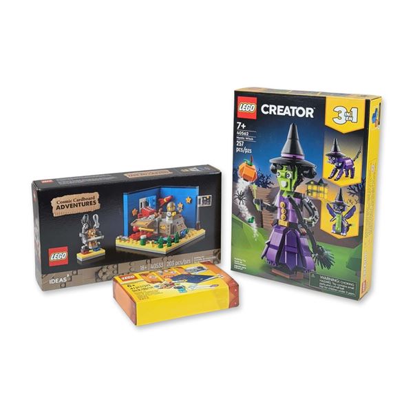 3 LEGO Construction Building Sets