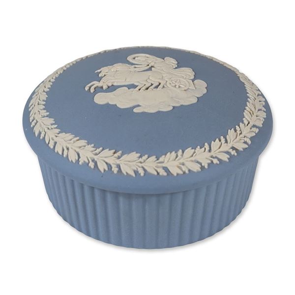Wedgwood Blue Jasperware Treasure Box