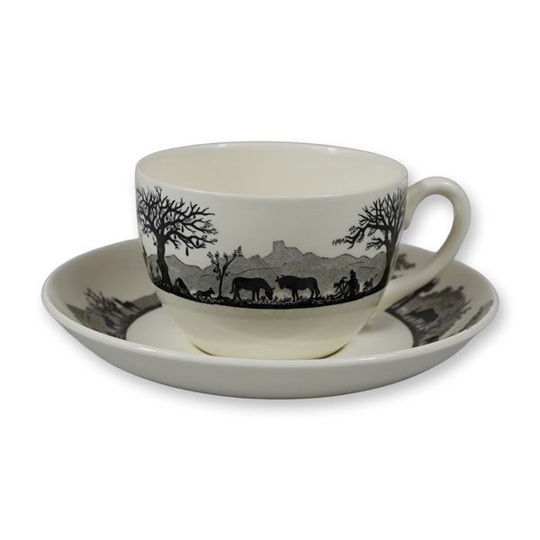 2pc Wedgwood Etruria Barlaston Kruger National Park Cup and Saucer