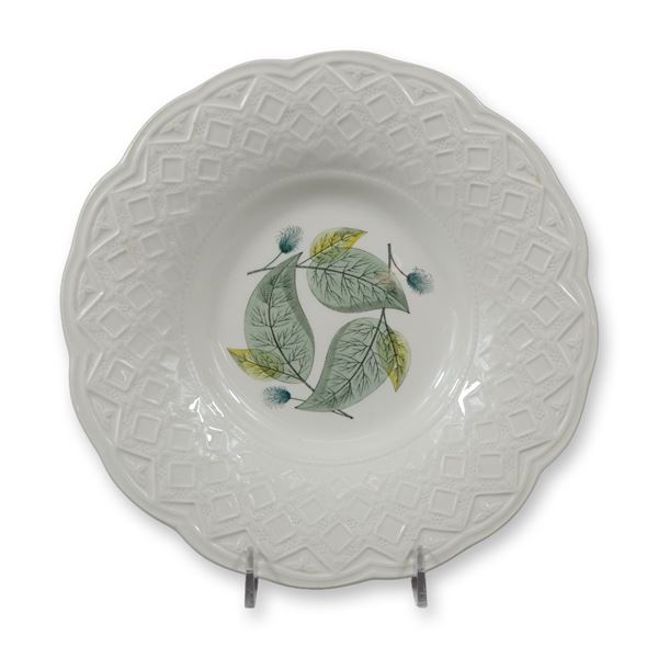 Wedgwood Etruria Trial Earthenware Plate in Woodbury Sepia Pattern