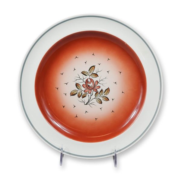 Wedgwood Sunrise Pattern Queensware Creamware Sample Plate