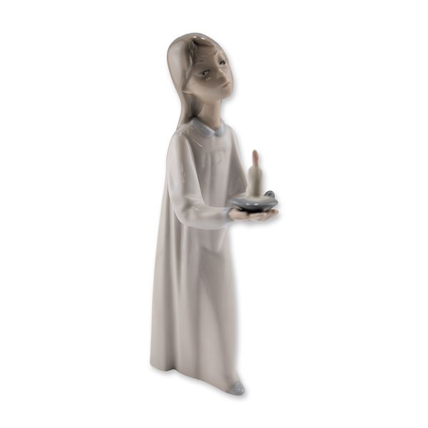 Lladro Porcelain Figurine, Girl with Candle 01004868