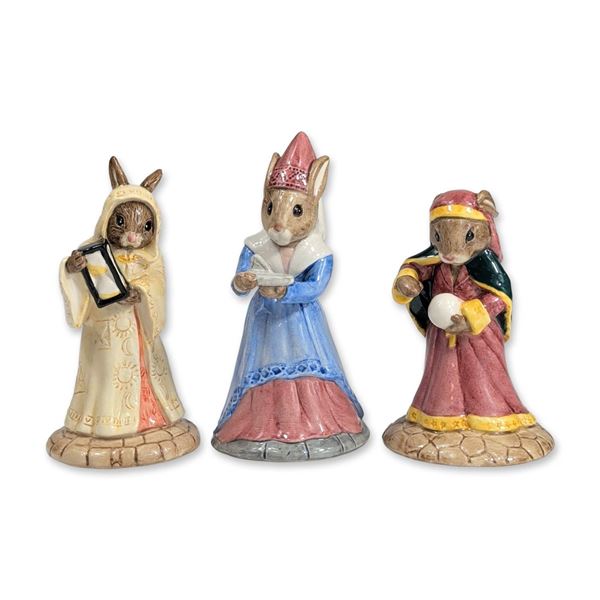 Trio of Royal Doulton Bunnykins Figurines