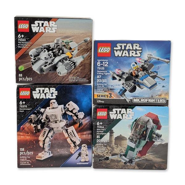 4pc Collection of LEGO Star Wars Building Sets