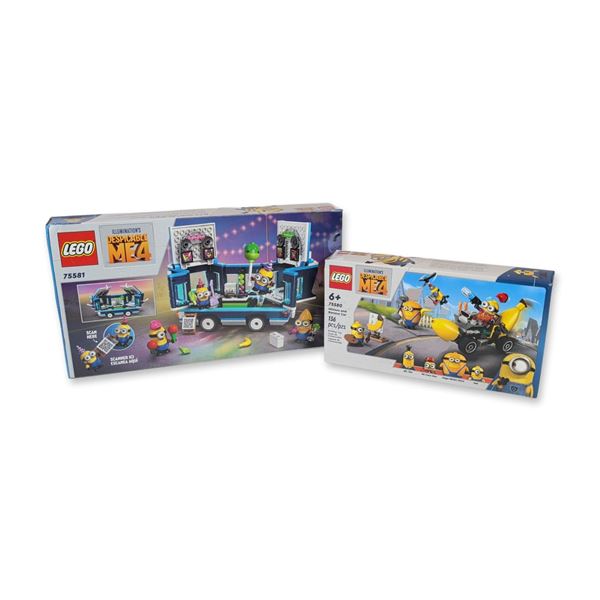 Two LEGO Despicable Me 4 Building Sets 75580, 75581