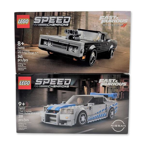 Pair of LEGO Speed Champions Fast & Furious Sets