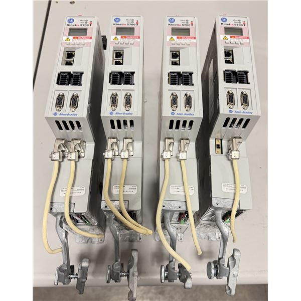 (4) Allen Bradley #2198-D012-ERS4 Kinetix 5700 Dual Axis Inverters