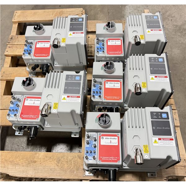 (5) Allen Bradley #284E-F12S-10B-RRG Armor Start Safety Control Modules