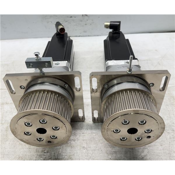 (2) Allen Bradley #VPL-B1003C-QK14AA Servo Motors w/#VRGF-33D120N-19EB16 Able Reducers