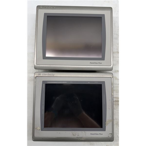 (2) Allen Bradley #2711P-T10C22D9P Panel View 7 Touch Screens