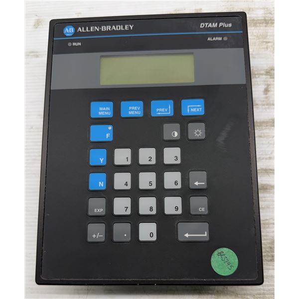 Allen Bradley #2707-L8P2X DTAM Plus Interface Panel