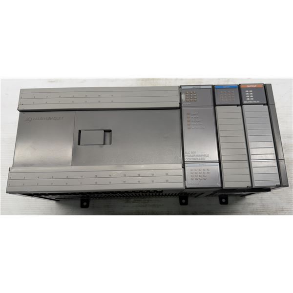 Allen Bradley #1747-L30L Processor Unti w/Programmable Controller & #1746-IV16 / #1746-0X8 Modules
