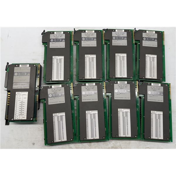 Lot of (9) Allen Bradley 1-#1771-ASB Adapter Module & 8-#1771-IAD Input Modules