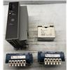 Image 1 : Lot of (4) Allen Bradley Line Reactors, Power Supply & Circuit Breaker