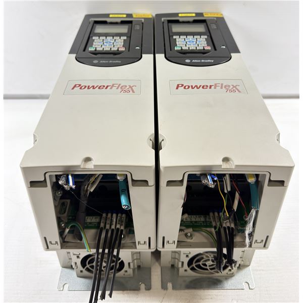 (2) Allen-Bradley #20G11 N D 3P4 AA0NNNNN PowerFlex 755 Drives